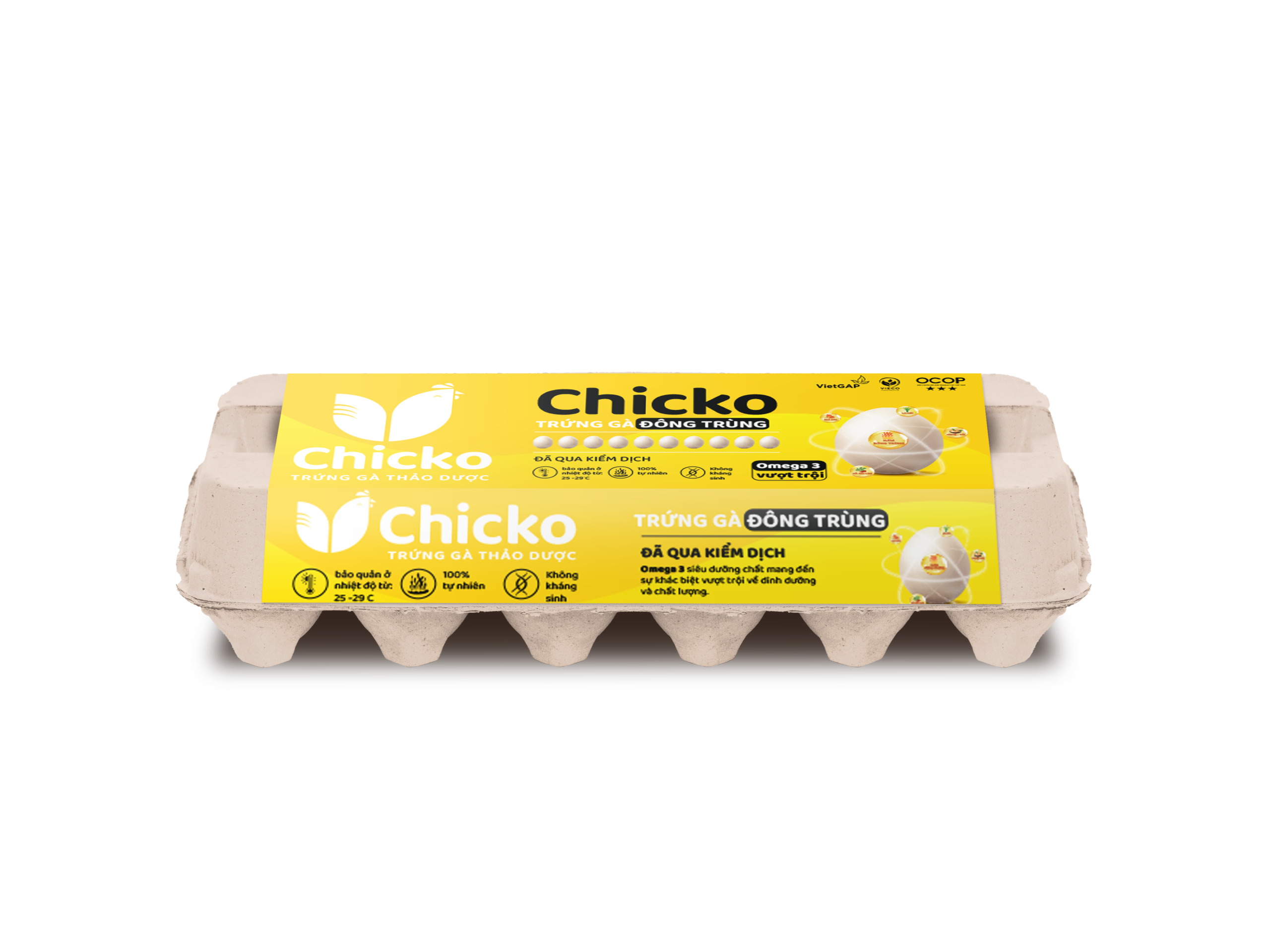 Trứng gà đông trùng Chicko 3