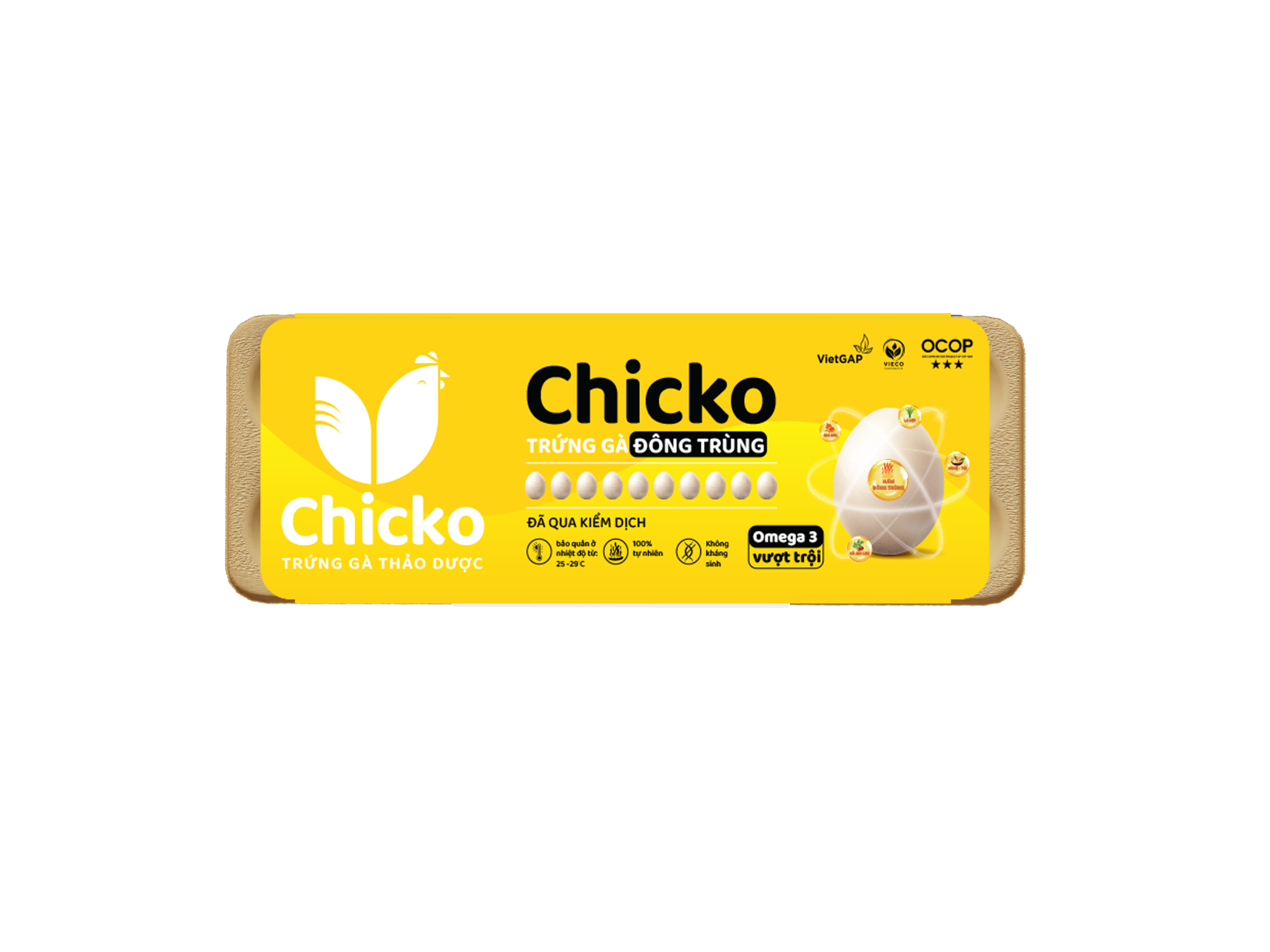 Trứng gà đông trùng Chicko 4