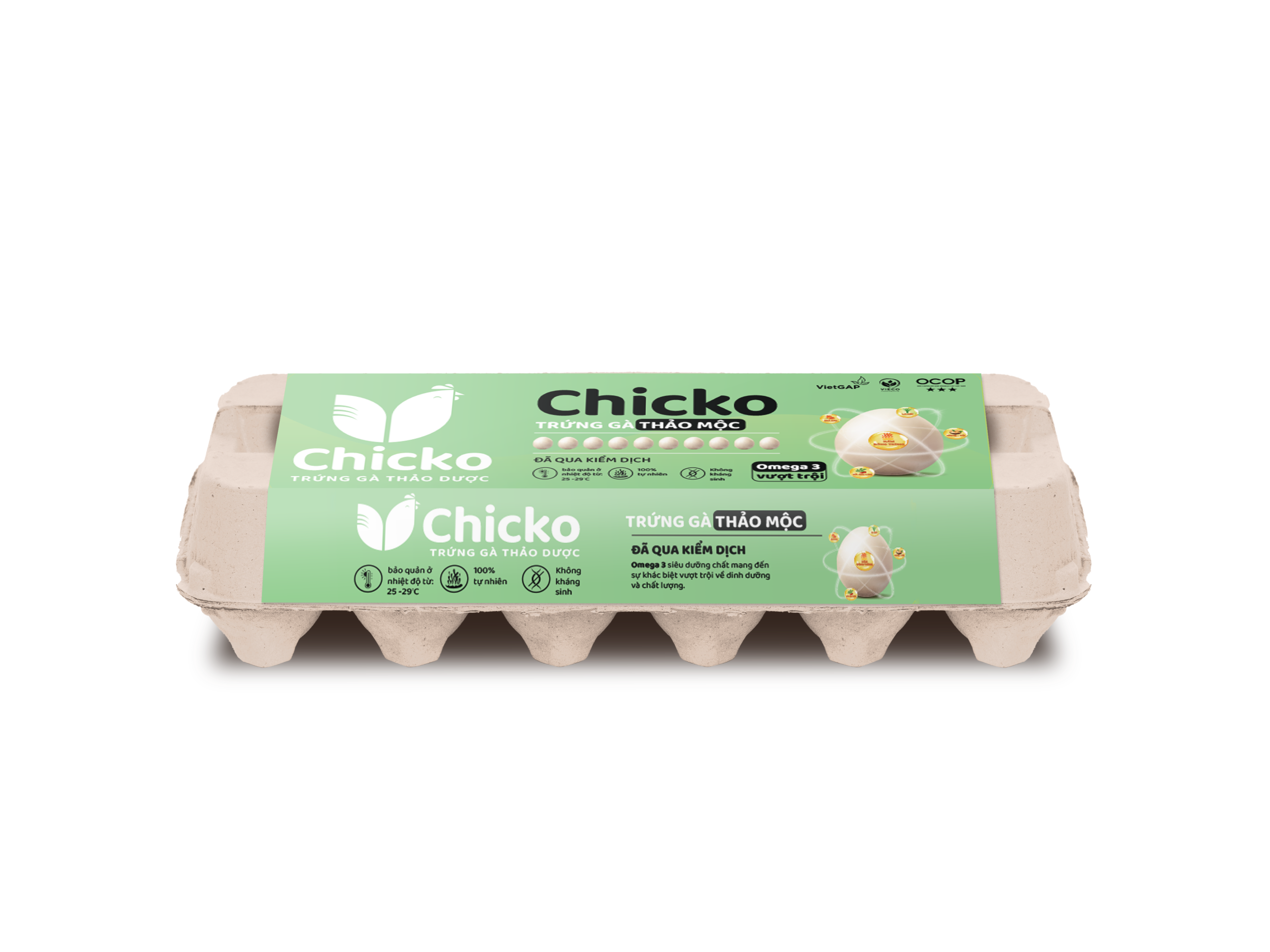 Trứng gà thảo mộc Chicko