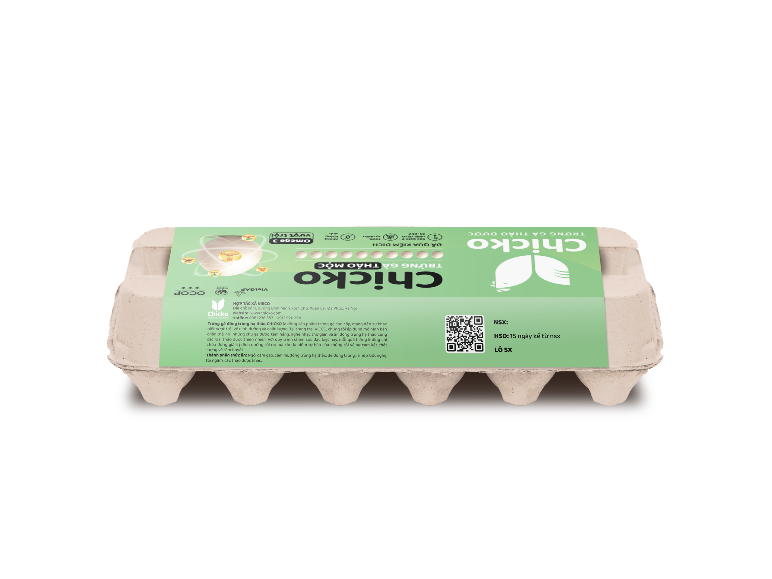 Trứng gà thảo mộc Chicko 3