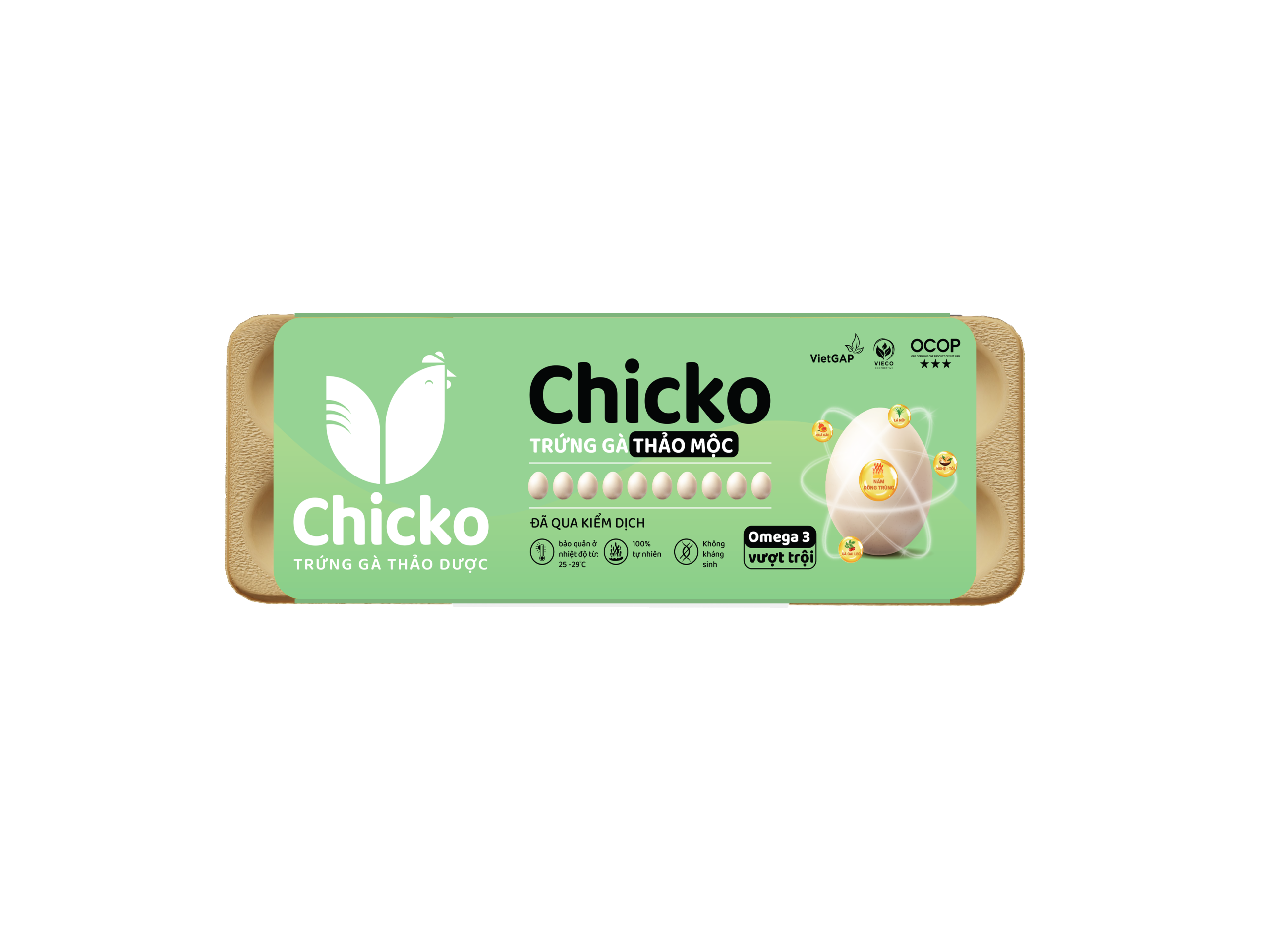 Trứng gà thảo mộc Chicko 4