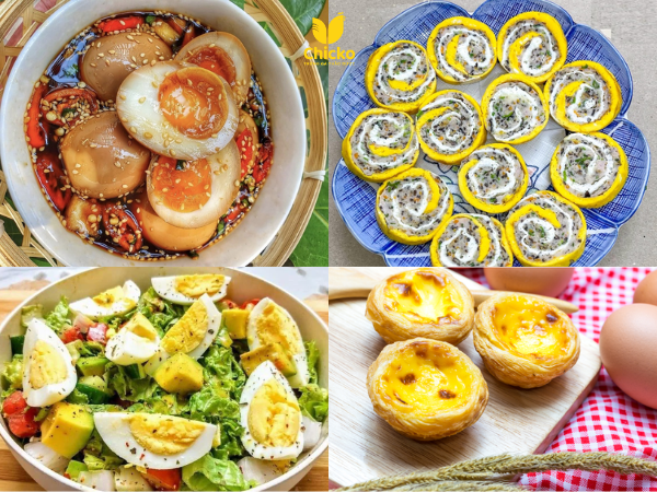 các món ăn từ trứng gà