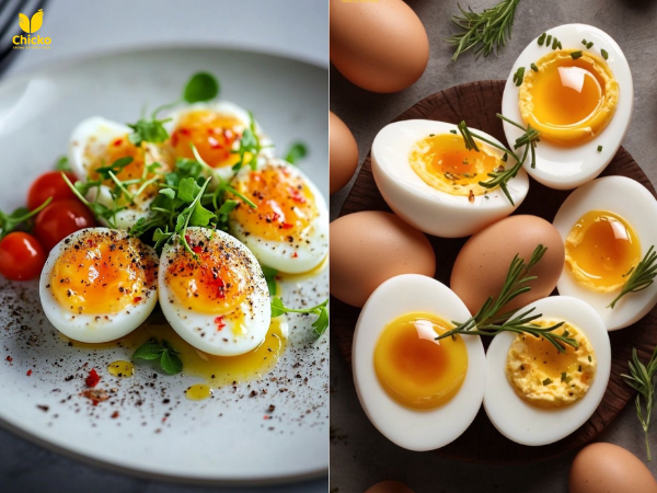 Hướng Dẫn Giảm Cân Bằng Trứng Gà Luộc (Hiệu Quả & An Toàn) 4 Trứng gà thảo dược Chicko khi luộc
