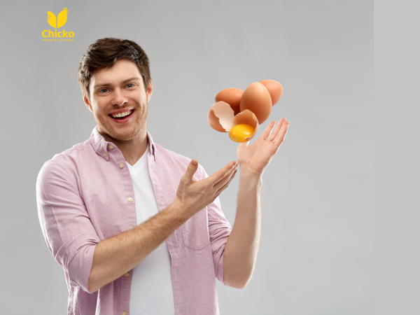 tác dụng của trứng gà đối với nam giới