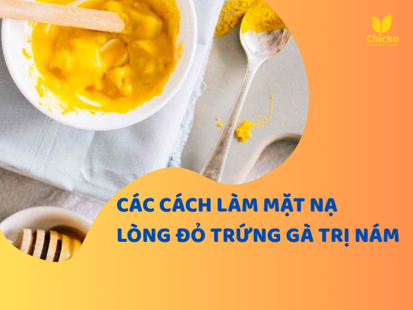 mặt nạ lòng đỏ trứng gà trị nám