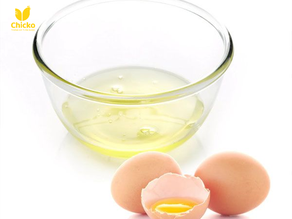 tác dụng của lòng trắng trứng gà