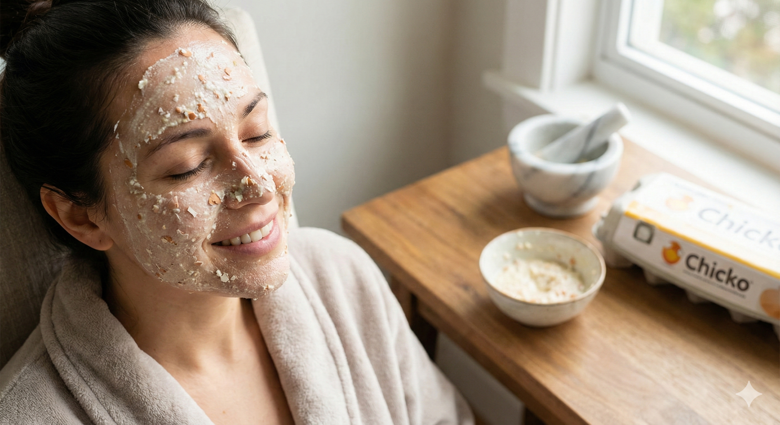 Công dụng làm đẹp của vỏ trứng gà