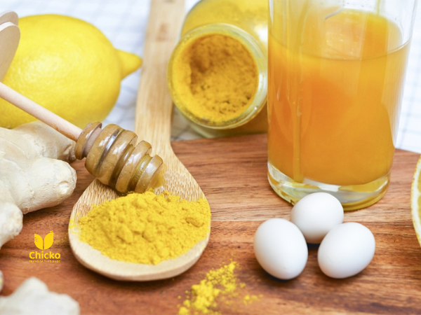 Điều Gì Xảy Ra Khi Dùng Nghệ Tươi Và Lòng Đỏ Trứng Gà Đúng Cách? 6 Nguyên liệu làm đồ uống bồi bổ