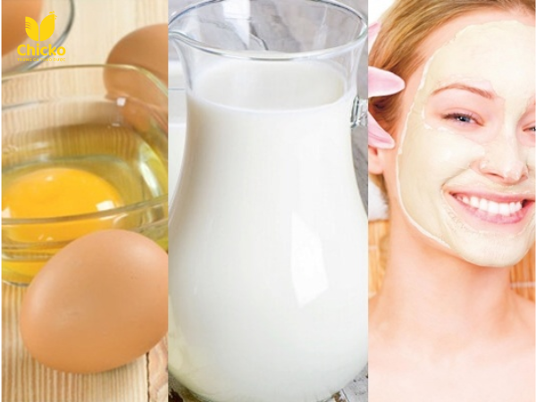 Bí Quyết Đẹp Da Từ Trứng Gà Với Sữa Tươi Không Đường 2 mặt nạ trứng gà với sữa tươi không đường