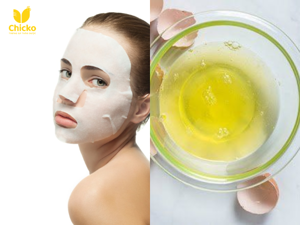 Cách trị mụn đầu đen ở mũi bằng trứng gà hiệu quả bất ngờ 3 lòng trắng trứng cùng mặt nạ giấy nén