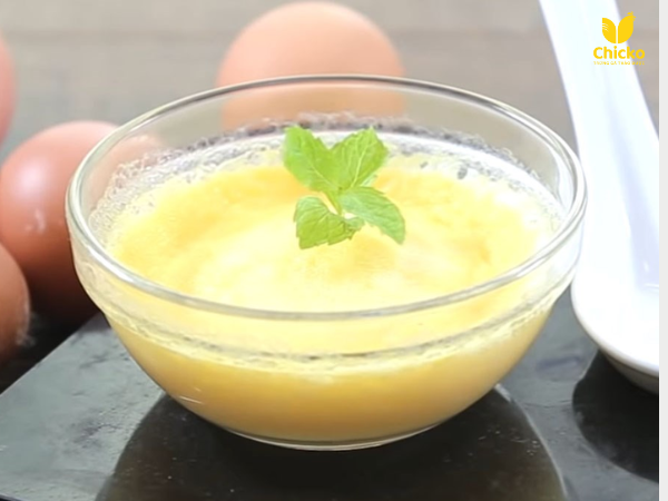 Trứng hấp mật ong