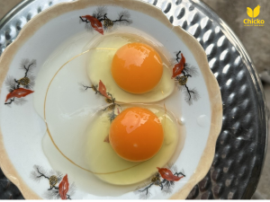 trứng gà thảo mộc